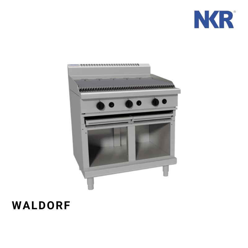 Chargrills / Barbecues Waldorf 800 Series CH8600G-CB - 600mm Gas Chargrill - Cabinet Base Malaysia